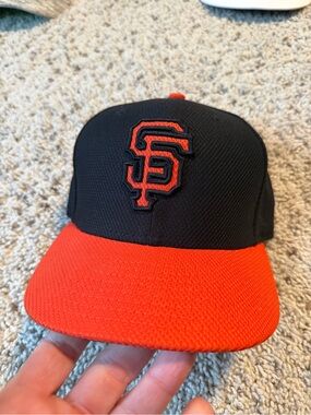 San Francisco Giants Black and Orange fitted baseball Cap
